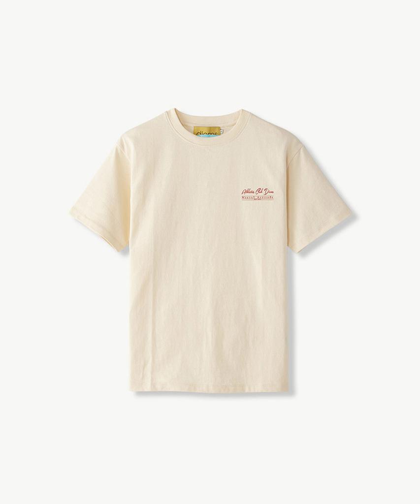 STCO Diems Basic Print T-Shirt Ivory (Semi-Oversized Fit)_Ltsvb03Csi