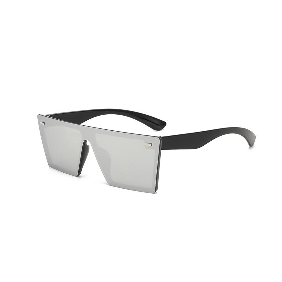 2PCS Oversized Square Frame Casual fashion Ladies Sunglasses retro Style Y2K Street Beach Decoration Glasses