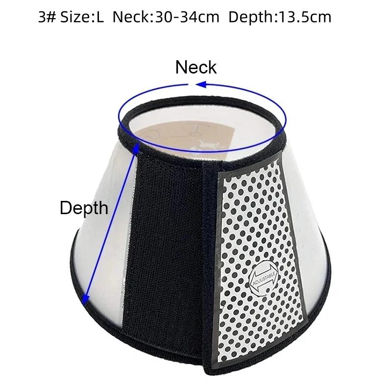 Pet Elizabeth Collar Soft Puppy Cat Anti Bite Recovery Cone Small Dog Wound Healing Neck Ring Post Surgery Protective Accessorie
