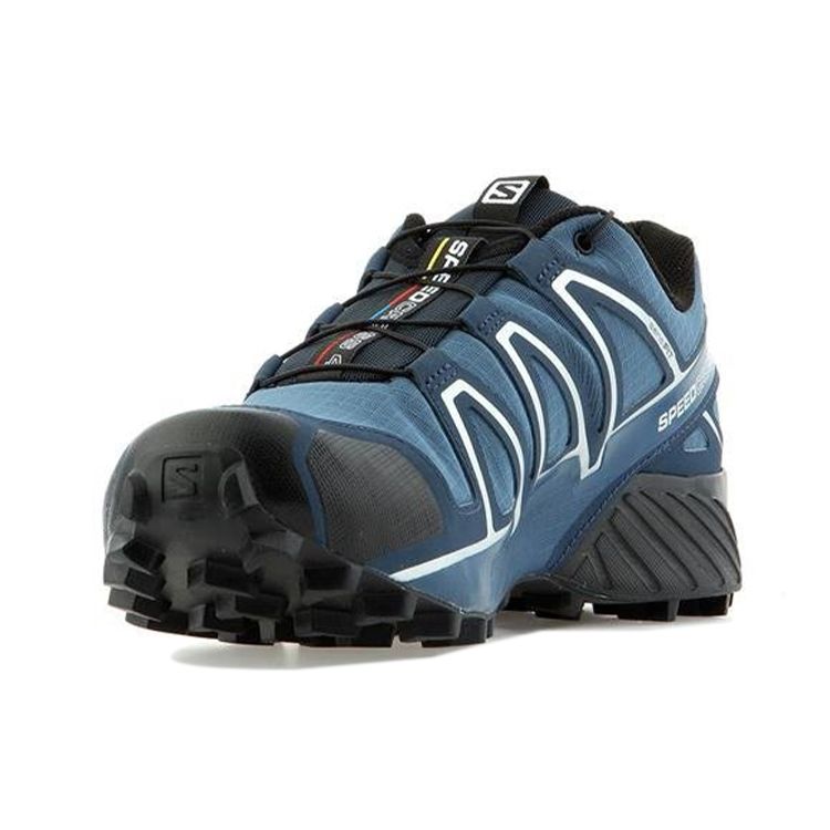 SALOMON Speedcross 4 Low Durable Outdoor Functional Shoes Men Shoes Blue 383136