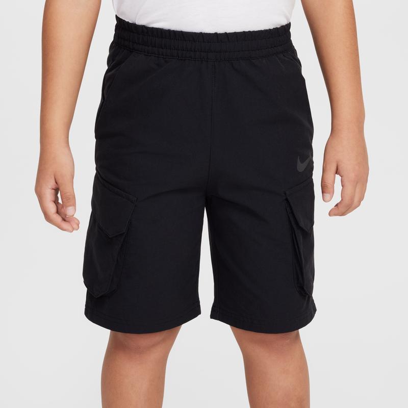 Nike Dri-Fit Casual Simple Quick-Dry Woven Shorts Kids Shorts Black HQ7816-010