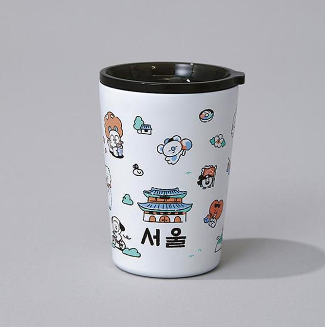 BT21 Becher „Seoul Edition“ (340 ml / 11,5 fl. oz.)