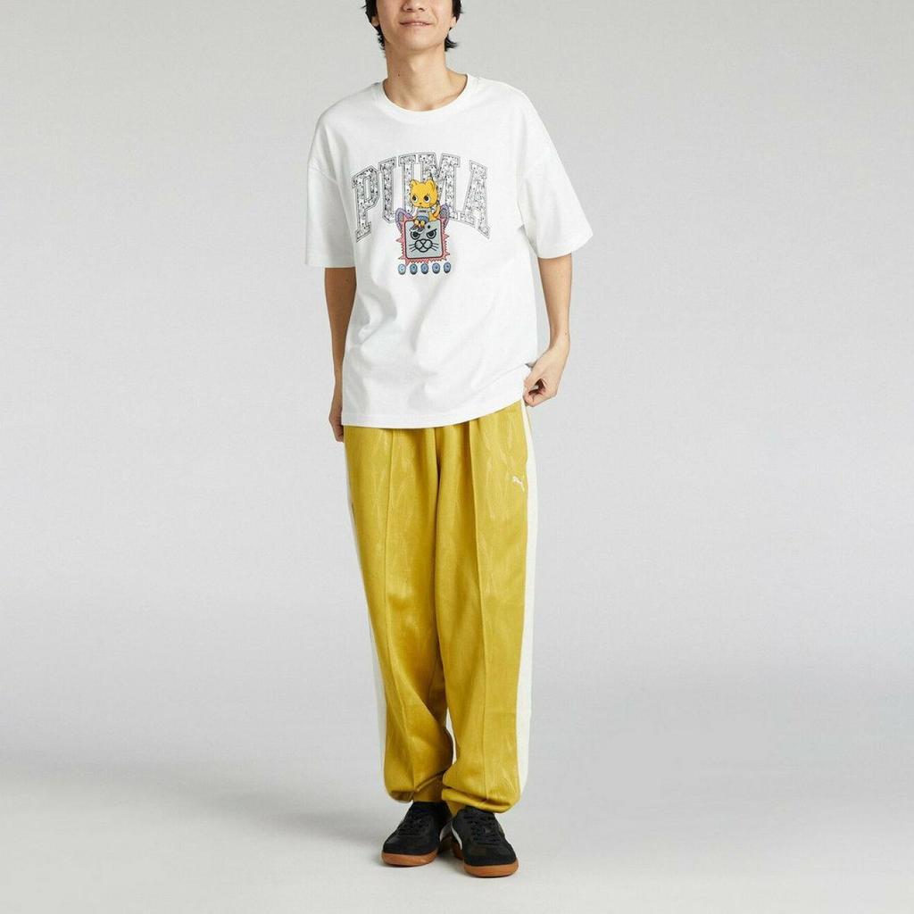 New PUMA T Shirts Unisex White 633087-02