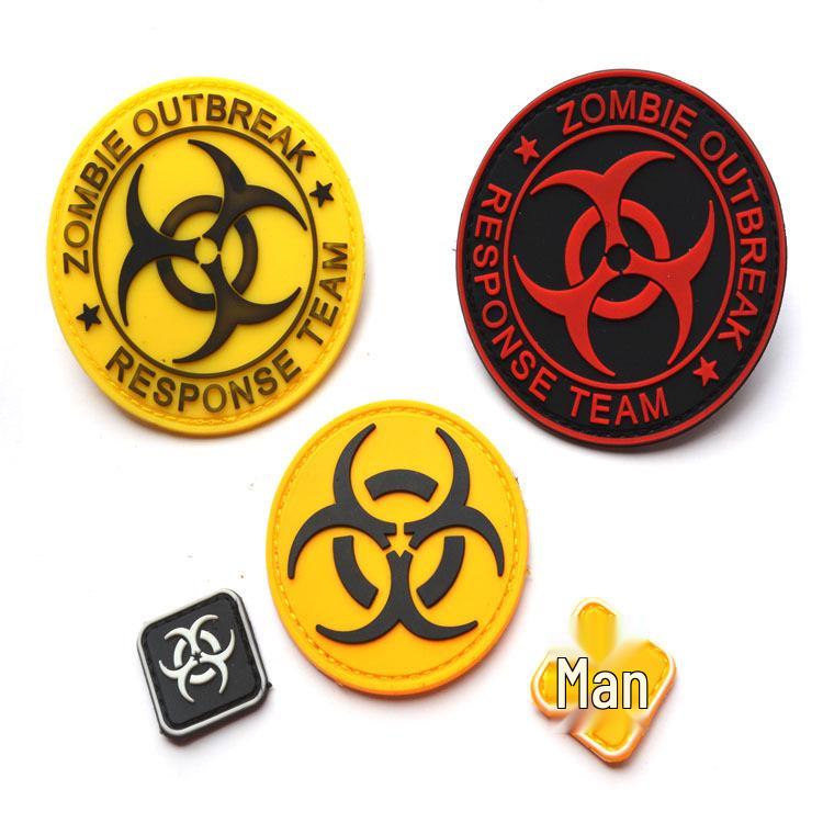 Resident Evil Series Skull Badge PVC Patch Armband