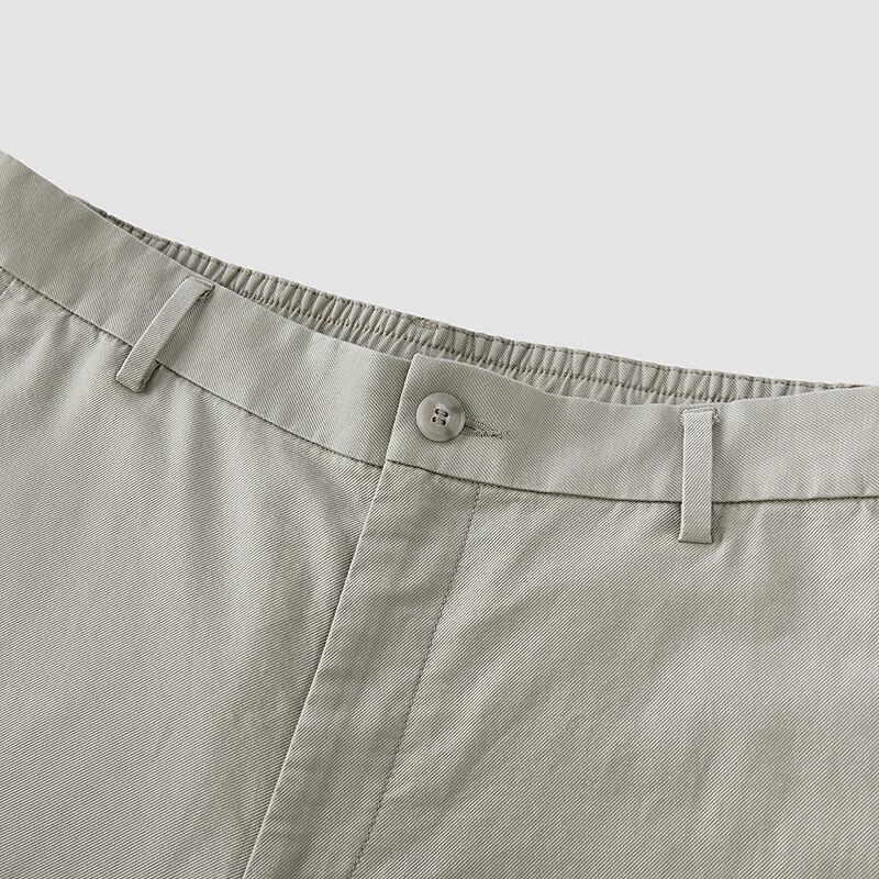 Semir Men's Solid Cropped Tapered Casual Pants