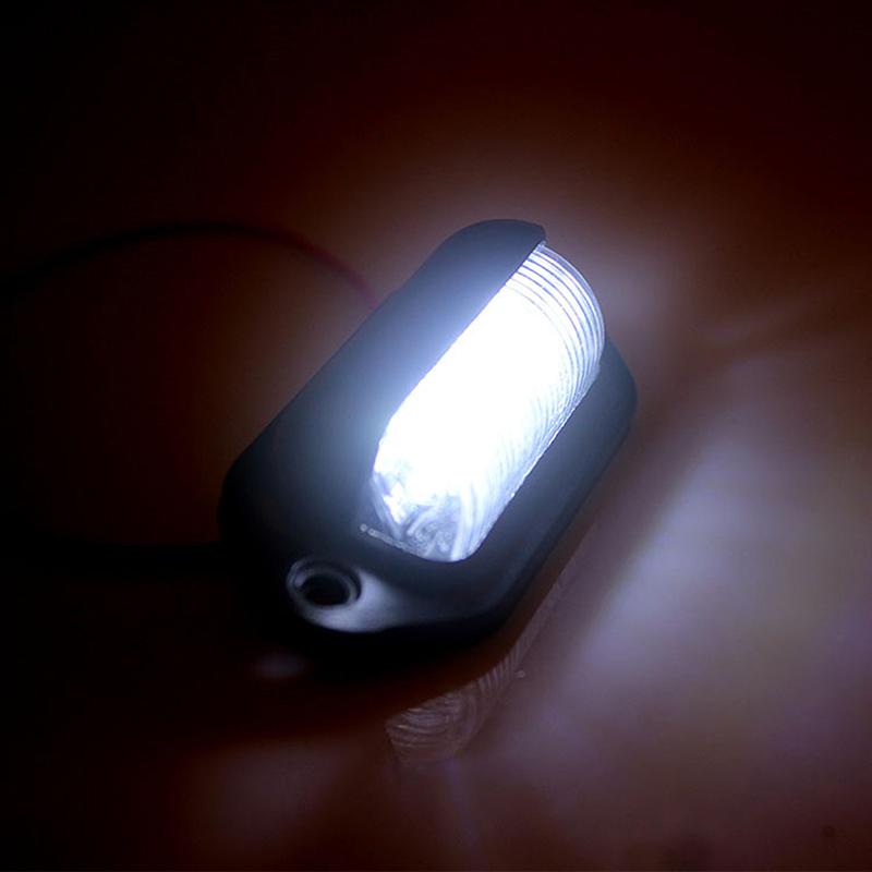 2Pcs 6Led Truck License Plate Light Car Truck Bus Trailer Tail Lamp Side Bulb 12-24V Motorcycle Signal Light Car Accessories