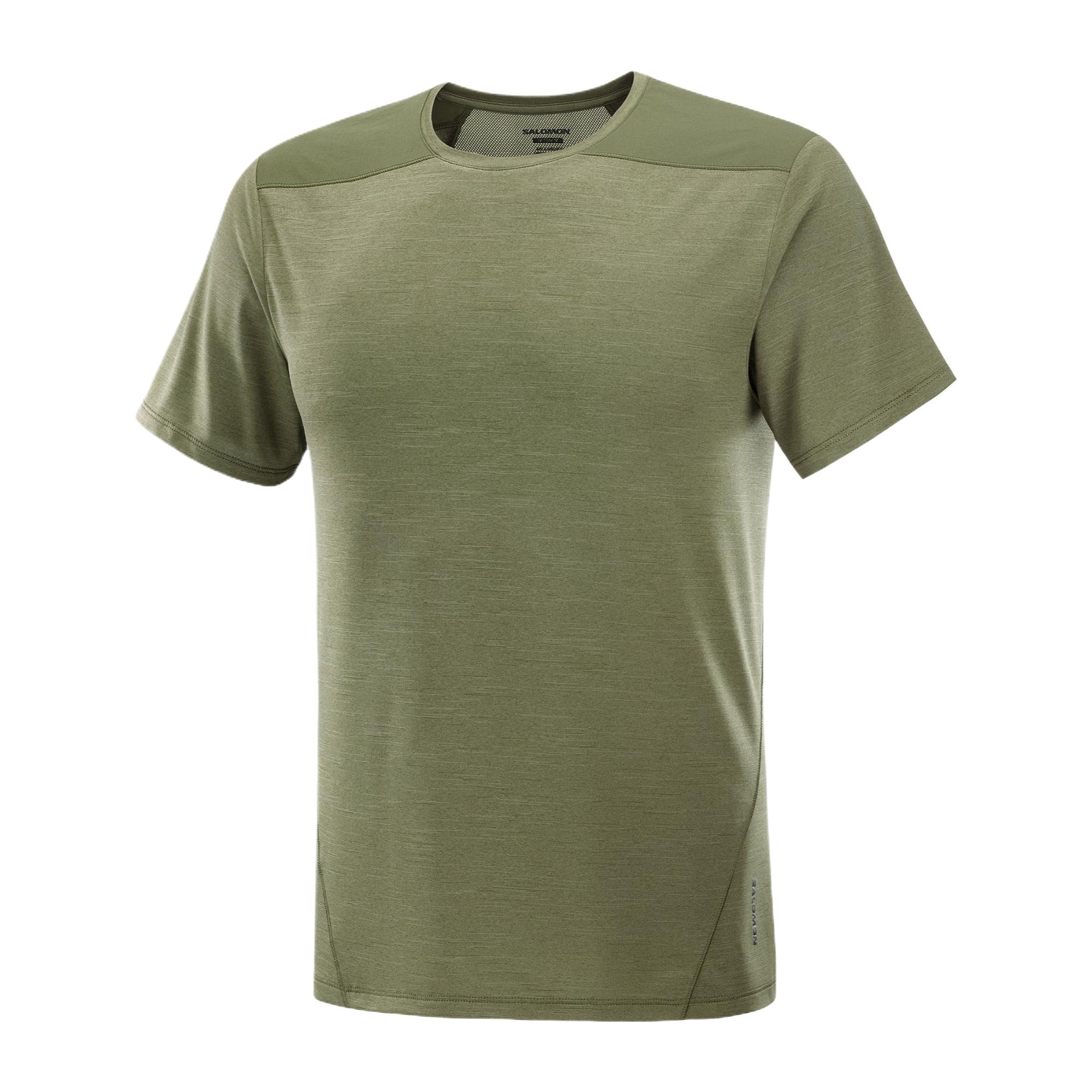 

Salomon Breathable Slim Fit Quick Dry Soft Short Sleeve T-Shirt Men Tops Grape-Leaf C24755 L