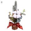 Urlaub Fake Tree Branch Berry Flower Christmas Showcase Ornament Desktop Decor