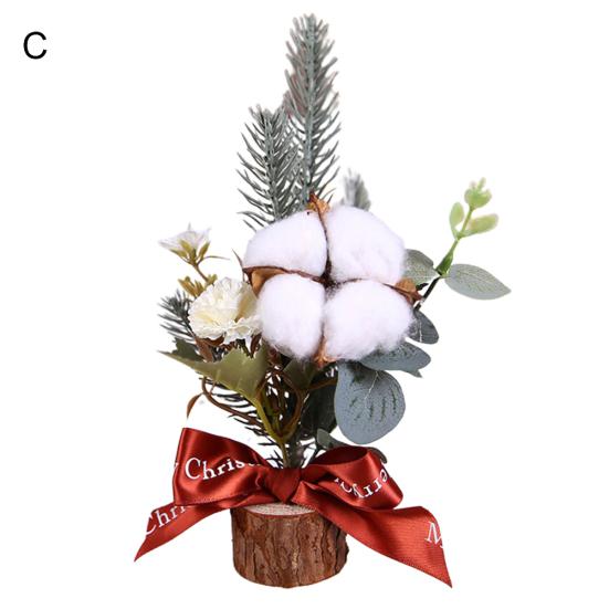 Urlaub Fake Tree Branch Berry Flower Christmas Showcase Ornament Desktop Decor