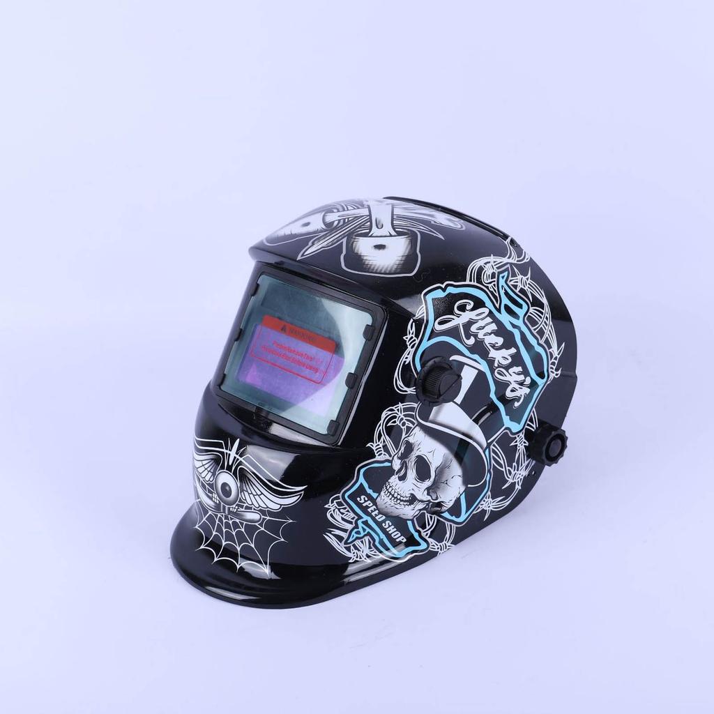 Klappbarer Schweißhelm LCD Automatische Abdunkelung Klappvisier Kopfschutz Isolierte Haubenform