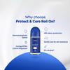 Nivea Women Deodorant Roll On - Protect & Care, Non-Irritating & 48h Protection, 50 ml