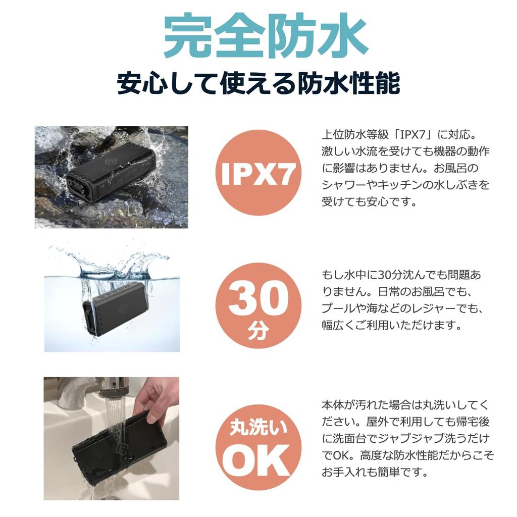 40s Bluetooth Loud Deep SD Random for Outdoor Made in HW2 Speaker, Waterproof, Stereo, Bass, Compact, Shockproof, Card, Playback, Wireless, Portable,