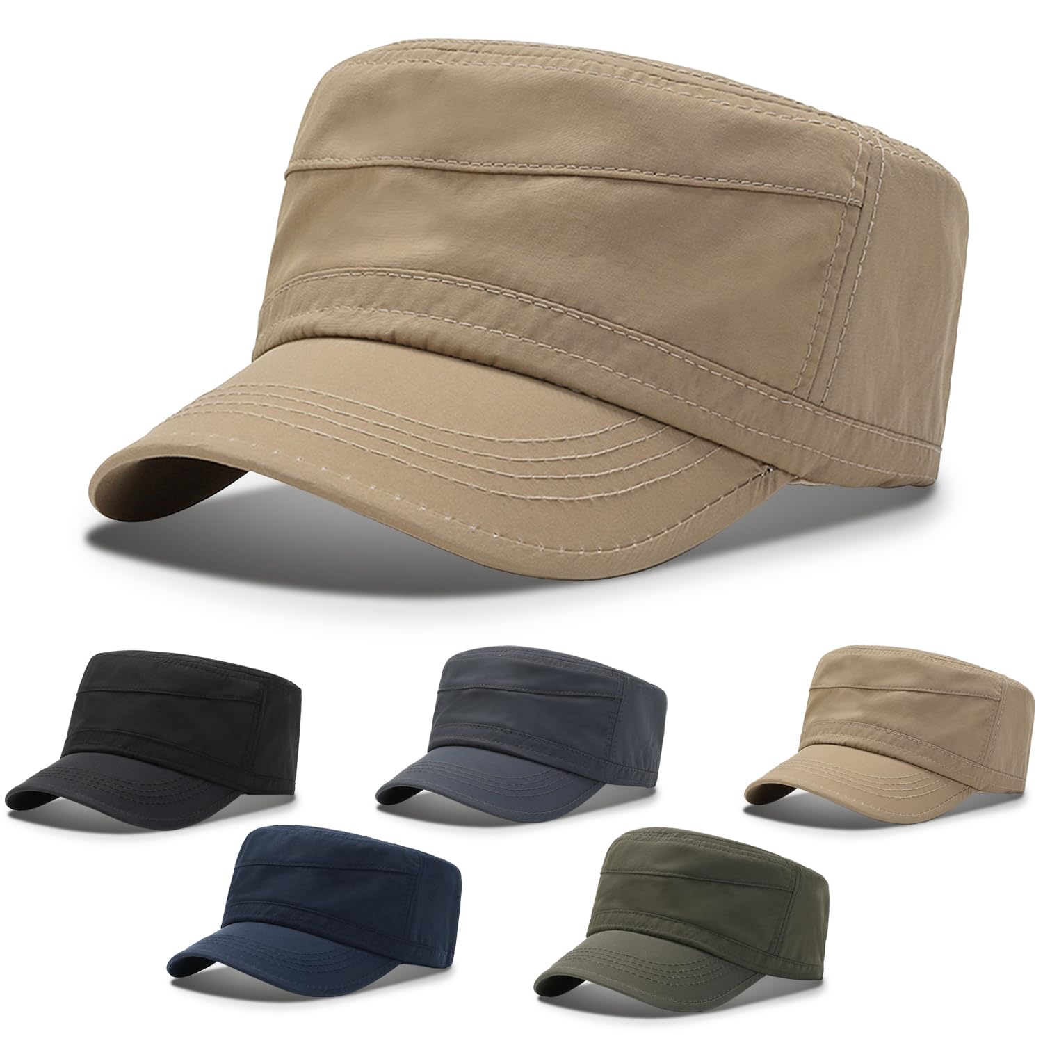 

Кепка Work UV Quick Outdoor Khaki [Dunluluoyin], мужская, повседневная, защита, легкая, дышащая, сушка, летняя, однотонная, для скалолазания, рыбалки, гольфа,