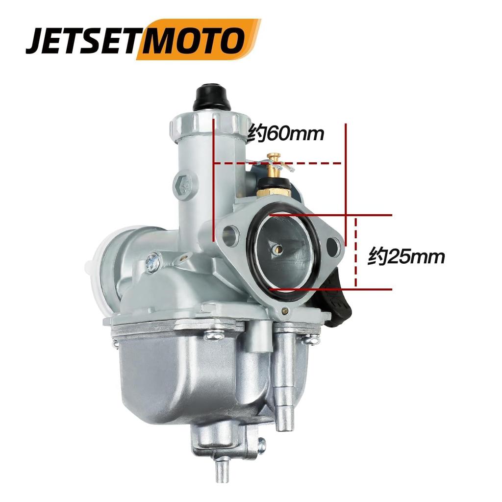 Kit de Carburador JetsetMoto VM22 para Monkey, Gorilla, Cub com Ar