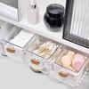 Storage Rack Smooth Pull Transparent Visual Slide Rail Buckle
