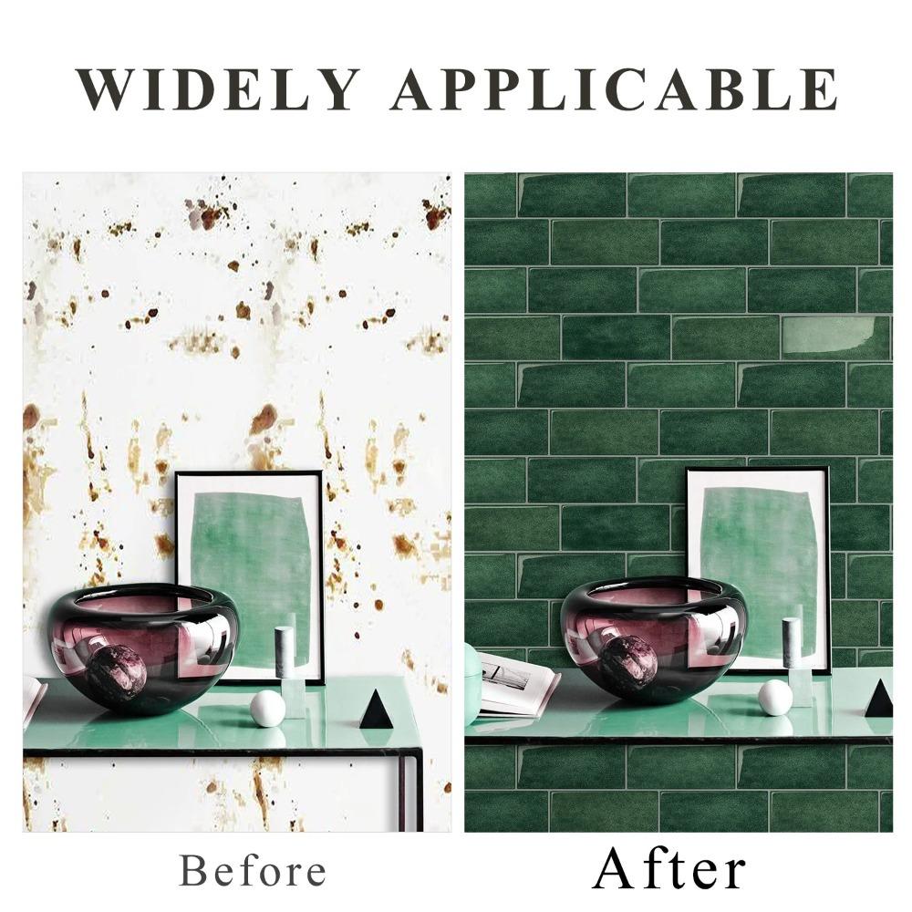 1 Stück PVC Abziehen und Aufkleben Tapete DIY Wandaufkleber Neue 3D Wandfliese Heimdeko