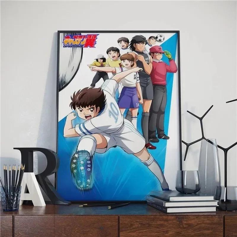 Cartoon Japanes Eanime Captain Tsubasa Art Decor Picture Quality Canvas Painting Home Decor Nursery Office Kids Room Wall Decor