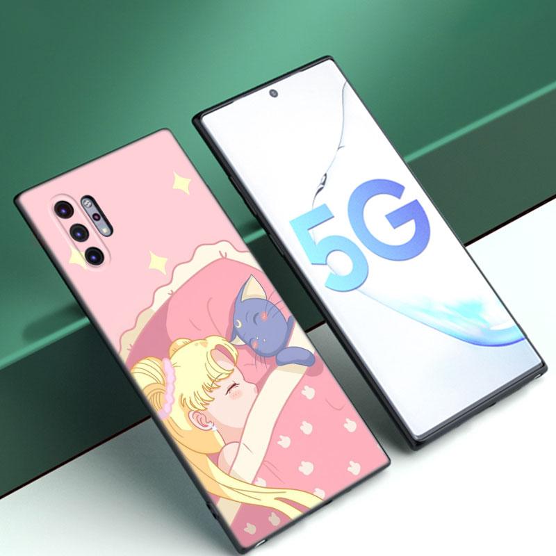 Anime Sailor Moon Telefon Fall Für Samsung M30 M31 S Hinweis 10 Lite 20 M04 M13 M32 M14 M23 M33 M34 M42 m52 M53 M54 M11 M12 M21 M22