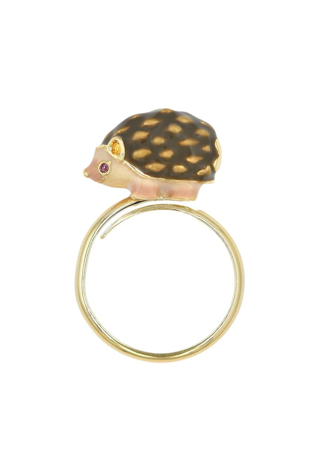 

Hedgehog Motif Free Size Ring SAMR0786 XU [Anna Sui]
