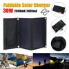 30W 5V Solar Panel Charger Foldable Solar Power Bank Dual USB Camouflage Backpack Camping Hiking for Phone