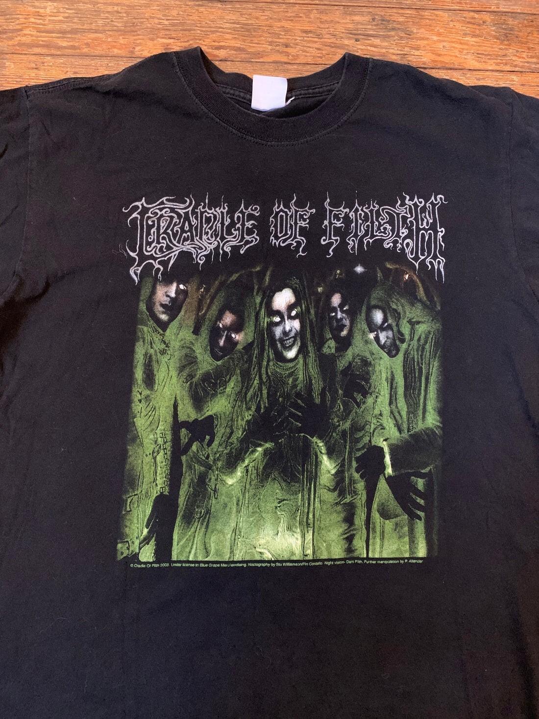 Редкая футболка Cradle Of Filth Carpe Noctem 2003 года классическая унисекс футболка TE6573 S
