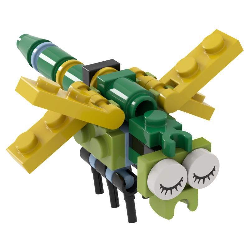 Nuovi Blocchi da Costruzione MOC Foresta di Insetti Giocattoli Collezione Bambini Souvenir Regalo Gioco di Finzione Decorazione Ragazzo Ragazza Città