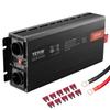 Modified Sine Wave Inverter, 3000Watt, DC 12V To AC 230V LCD Display Power Inverter with 3 AC Outlets 2 USB Port 1 Type-C Port 10 Spare Fuses