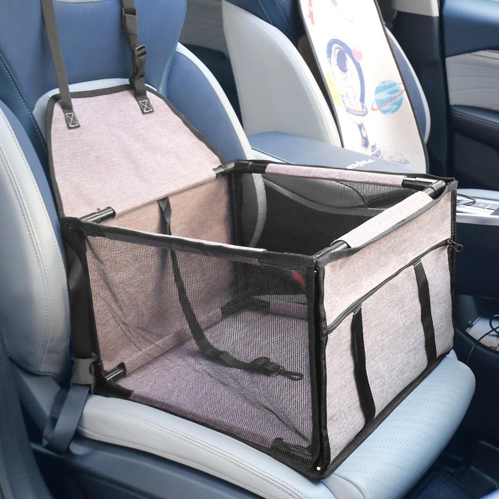 Dog Car Cushion Pet Safety Seat Dirty Pet Car Kennel Pet Mesh Hanging Bag