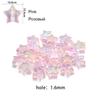 100 stuks Acryl Spacer Losse Kralen Vijfpuntige Ster Transparant Regenboogkleur Kralen Voor Sieraden Maken Handwerk Accessoires