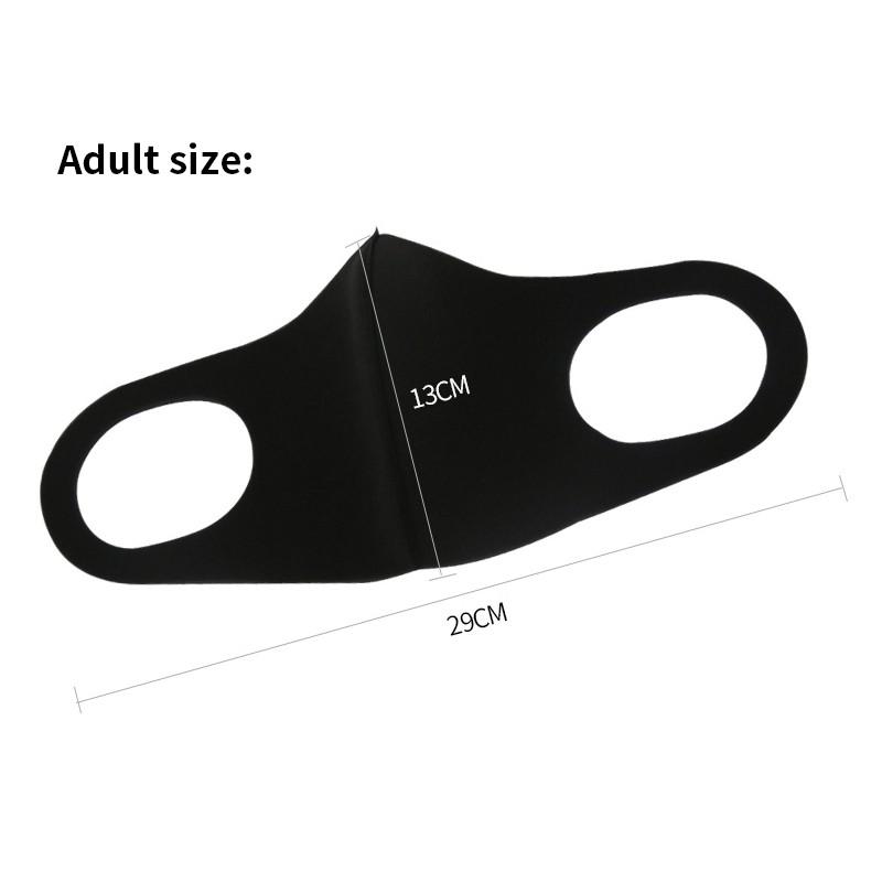 3pcs 3D Ultra-thin Breathable Dustproof Mouth Mask Anti-Dust Haze Flu Allergy Protection Face Masks