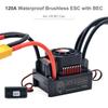 120A ESC with BEC XT60 Plug 3-6S Lipo Waterproof Brushless ESC for 1/8 RC Car Off-road Crawler Car
