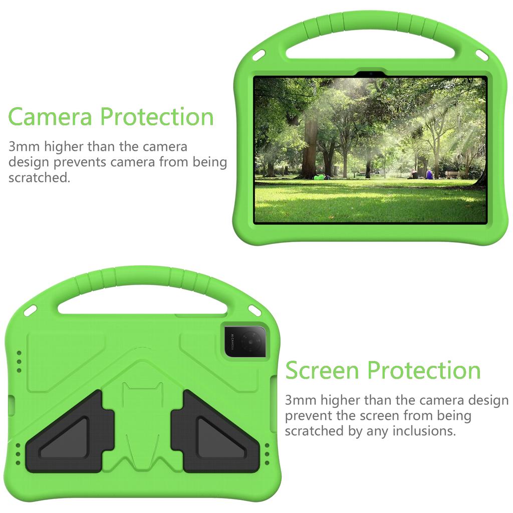 Cartoon EVA table Case with rear bracket, suitable for TCL 10 L Gen 4 3 2 10.1" Anti-Slip Kickstand Cover with shoulder straps