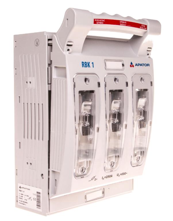 Rozłącznik Izolacyjny Bezpiecznikowy 250A Rbk 1-V /Zacisk V-Klema 50-240Mm2/ 63-811779-031