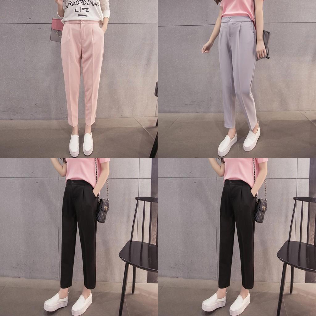 Stylish Women Harem Pants High Waist Casual Slim Plus Comfortable Trousers