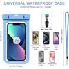 Sac Étanche pour Samsung Galaxy S25 Edge S25+ S25 S24 Ultra S24 FE S23 FE S22 S21 S10, Housse Waterproof IPX8 - Bleu