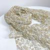 Spring and summer 100%  line  printed lightweight small square scarf slender scarf large-sized scarf shawl