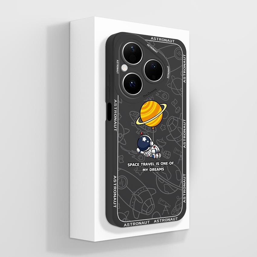 For Huawei Pura 80 Pro Honor X7d X9d X20 V40 Phone Cases Beautiful Village Patterns Lens Protection Liquid Silicone Shockproof Shell For Huawei Casing