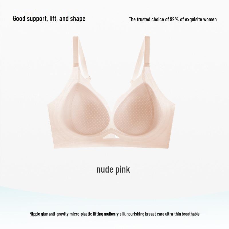 

Летний женский бесшовный бюстгальтер пуш-ап - Дышащий, с гелевой лентой для мягкой поддержки и защиты от провисания M (34/75 ABC)