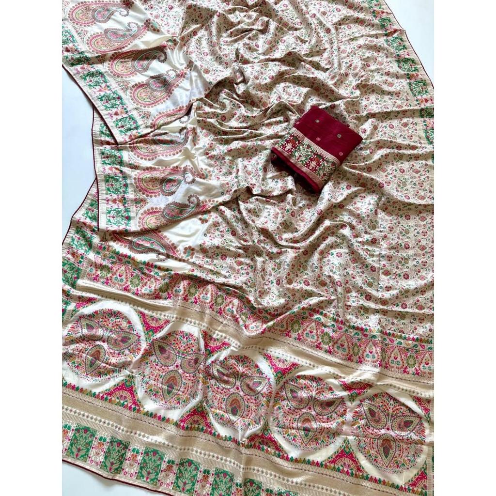 Pure Naylon Viscos Kasmiri Pasmina Silk