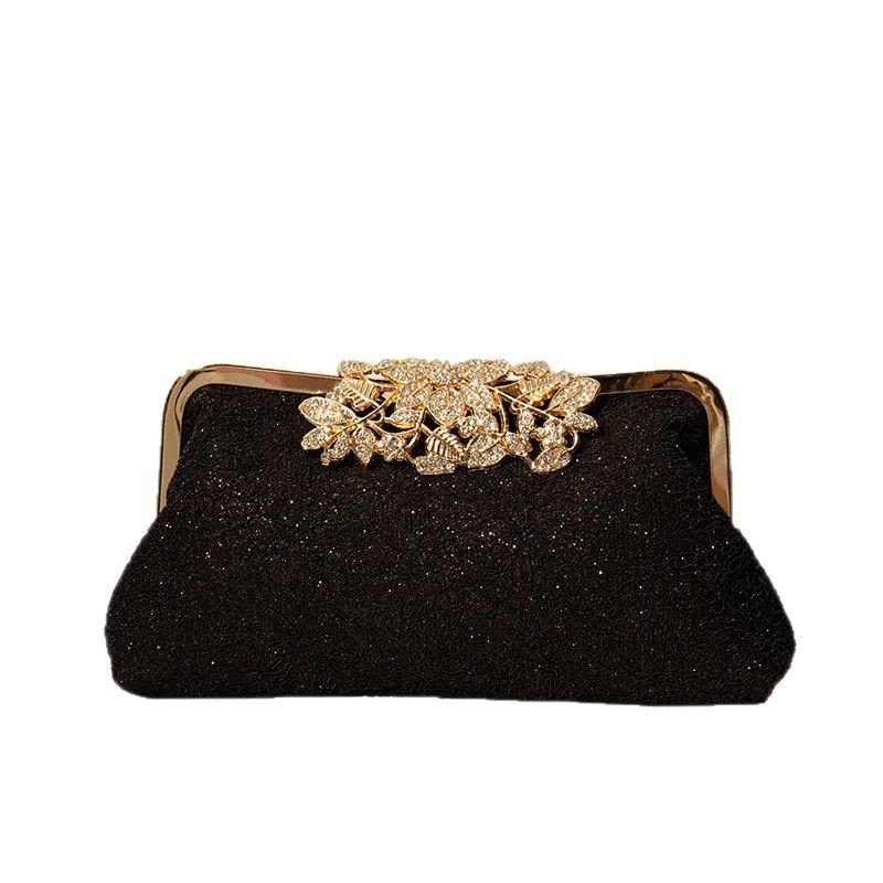 Fashionable Cheongsam Women's Bag Retro Lace Handbag Banquet Bag Dress Bag Handbag Versatile Evening Bags Clutch Bags