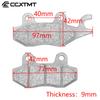 Motorcycle Front and Rear Brake Pads For Kawasaki KL650 KLR650  2008 2009 2010 2011 2012 2013 2014 2015 KL KLR  650 Universal