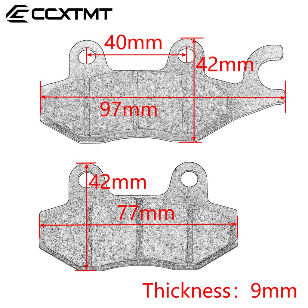Motorcycle Front and Rear Brake Pads For Kawasaki KL650 KLR650 2008 2009 2010 2011 2012 2013 2014 2015 KL KLR 650 Universal