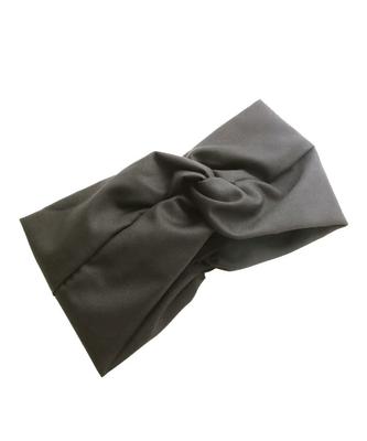 VINGTAINE Simple Hair Adult Headband, Turban, Wrap-around Ribbon, Comfortable, Natural, Accessory, Casual, Gift, HB-126-GY