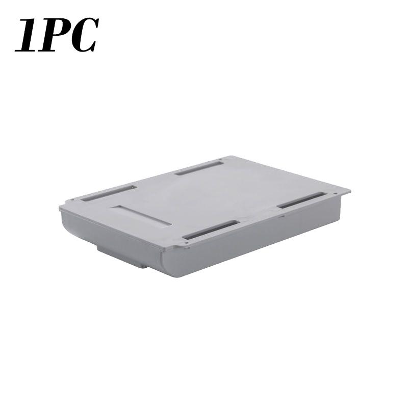 Self Stick Pencil Tray Under Desk Drawer Storage Box Hidden Stationery Organizer Stand For Pens Office Home Storage Organizer