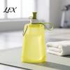 Lightweight Travel Bottle 500ML Collapsible Silicone Water Bottle, Portable Folding Drinking Bag, Pouch with Lanyard for Outdoor Hiking Cycling
