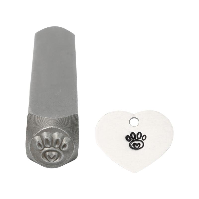 

Alloy Steel Punch Stamp for Jewelry Engraving Clear Detailed Pattern Wear Resistant Easy to Use Tool
