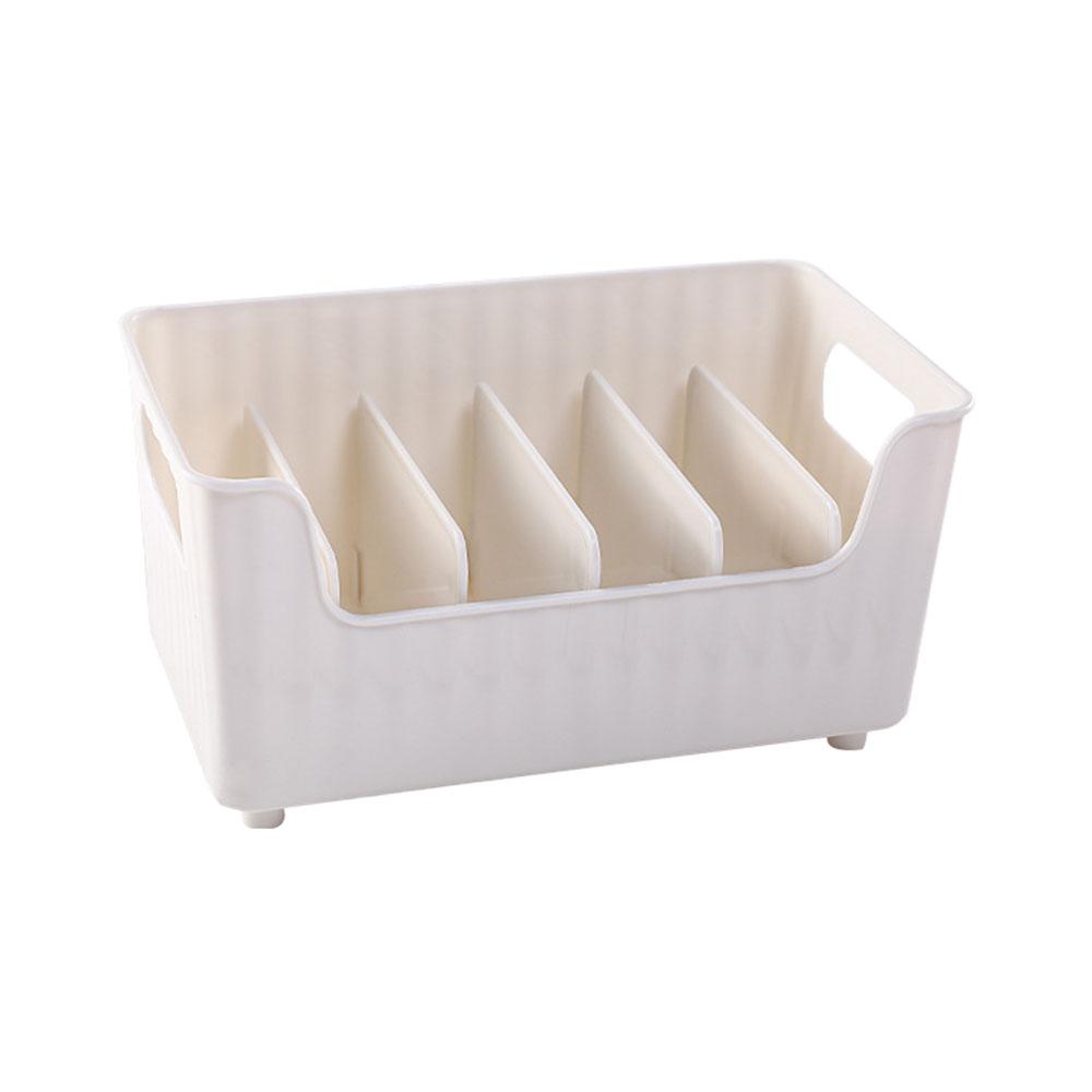Rack de Temperos de Grande Capacidade Caixa Transparente Dividida para Armazenamento de Cosméticos e Alimentos Prateleira de Temperos para Bancada Organizador de Armário de Despensa de Cozinha