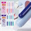 4Pcs/Set Correct Pen Grip Posture Ballpoint Pen ST Tip 0.5mm Erasable Pen Quick Drying Gel Pen School Office Supplies