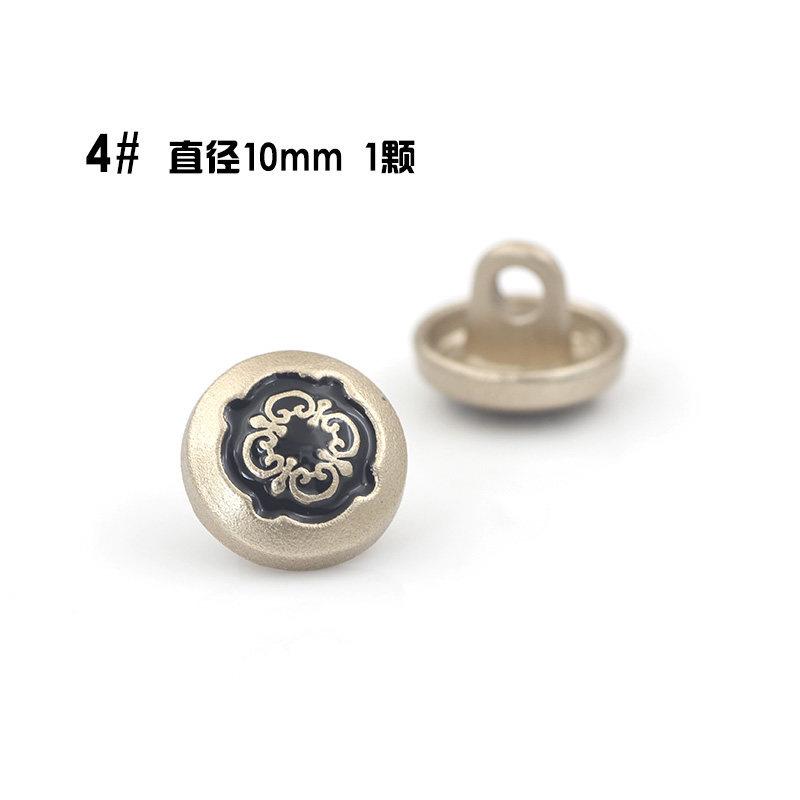 Metallspitze Ölknöpfe Hemdknöpfe Damen Strickpullover Kinderpullover Knöpfe