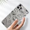 Scary Face Eyes Smiley Clear Case For Apple iPhone 13 11 14 12 Pro 7 8 Plus XR X XS Max 6 6S 13Pro Silicone Phone Cover